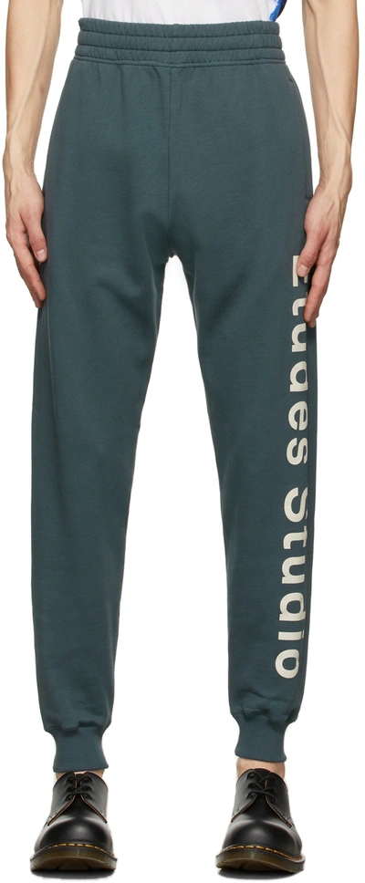 Etudes Studio Taupe Tempera Logo Lounge Trousers In Slate
