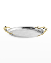 MICHAEL ARAM OLIVE BRANCH 22" SERVING TRAY