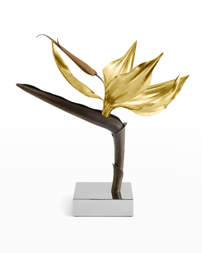Michael Aram Bird Of Paradise Sculpture (limited Edition Of 150) In Gold