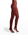The Row Ensley Skinny-leg Tulle Pants In Garnet