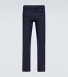 Loro Piana Men's Slim Stretch Five-pocket Jeans In Japanese Dark Blue