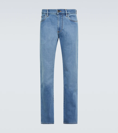 Loro Piana 'quarona Kurashiki' Jeans In Light Blue