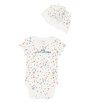 MARC JACOBS BABY JERSEY BODYSUIT AND HAT SET