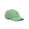 Acne Studios Womens Green Cunov Logo-embroidered Cotton Baseball Cap In Green
