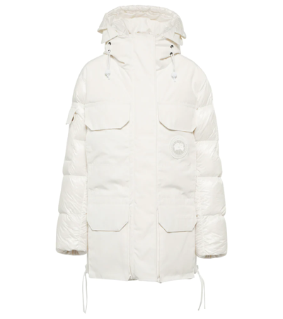 Canada Goose White Paradigm Expedition Down Parka In Beige