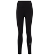 Adidas By Stella Mccartney + Net Sustain + Parley Truepurpose Perforated Recycled Stretch Leggings In Black