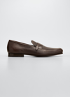Paul Stuart Men's Soft Leather Penny Loafers In Dark Brown