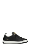 Golden Goose Yeah Sneakers In Leather With Contrasting Inserts In Black