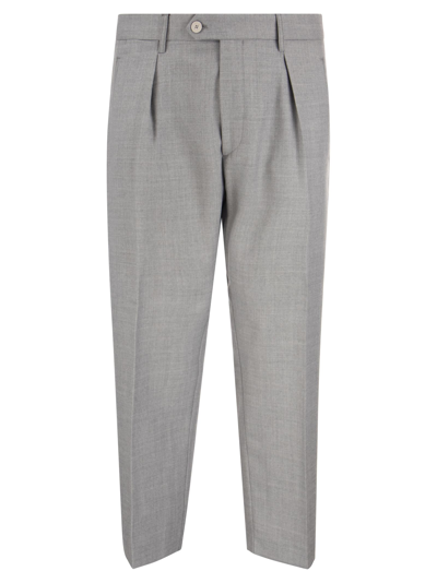 ETRO FRESH WOOL TAILORED TROUSERS