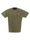 ETRO COTTON T-SHIRT WITH EMBROIDERY