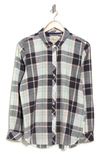Barbour Collared Button Down Blouse In Navy Ch