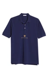 BEL-AIR ATHLETICS ACADEMY CREST COTTON POLO SHIRT