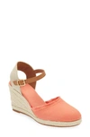 Caslon Sagittario Wedge Espadrille In Coral ModeSens - Main Image