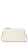 Kate Spade New York Knott Small Leather Crossbody Bag In White