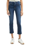 7 For All Mankind Tie Dye Hem Capri Jeans In Linda