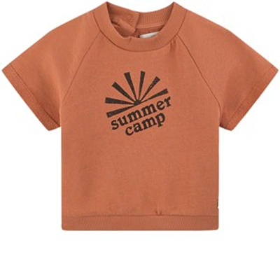 Sproet And Sprout Summer Camp Sweatshirt Cafe In Orange