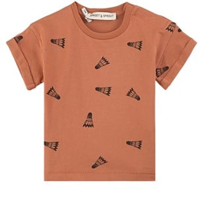 Sproet And Sprout Cafe Shuttle T-shirt In Orange