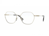 Burberry Transparent Irregular Ladies Eyeglasses 0be1350 1109 54 In Gold Tone
