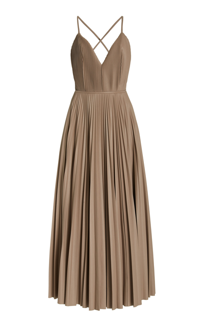 Altuzarra Maggiore Midi Dress In Driftwood