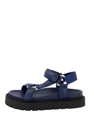 Fendi Kids Sandals In Blu