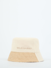 Ruslan Baginskiy Logo Embroidered Bucket Hat In Beige