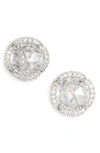 KATE SPADE THAT SPARKLE LARGE PAVÉ STUD EARRINGS