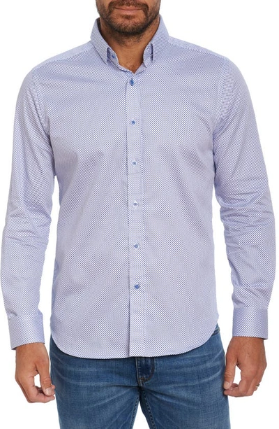 Robert Graham Calamari Woven Button-up Shirt In White