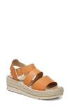 Dr. Scholl's Women's Once Twice Ankle Strap Sandals Women's Shoes In Coral Gold