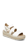 Dr. Scholl's Once Twice Espadrille Sandal In White