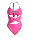 Moschino One-piece Swimsuits In Pink