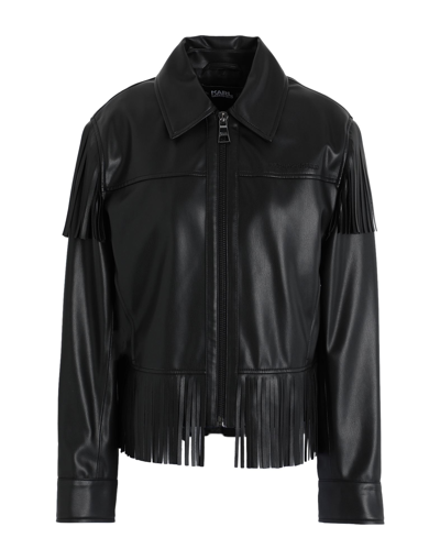 Karl Lagerfeld Jackets In Black