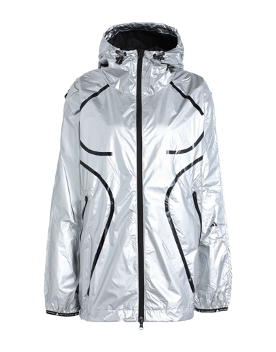 Adidas By Stella Mccartney Jackets In Silver