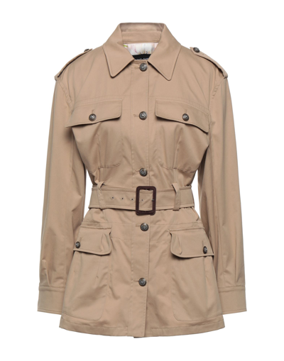 Dolce & Gabbana Overcoats In Beige