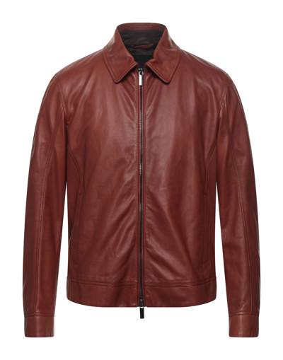 Fratelli Rossetti Jackets In Brown