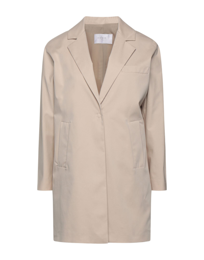 Annie P Overcoats In Beige