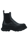 Alexander Mcqueen Ankle Boots In Black
