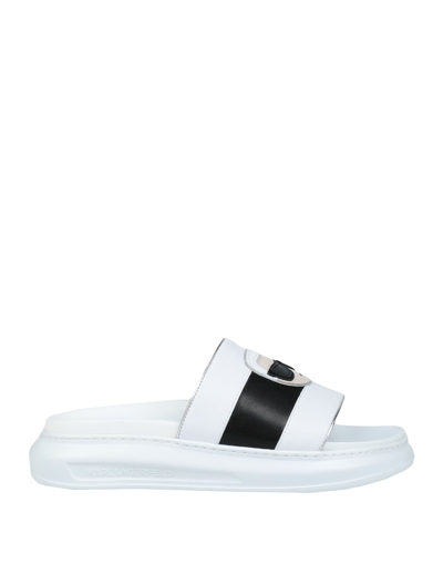 Karl Lagerfeld Sandals In White