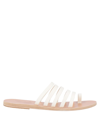 Ancient Greek Sandals Toe Strap Sandals In Ivory