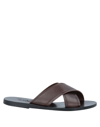 Ancient Greek Sandals Sandals In Dark Brown