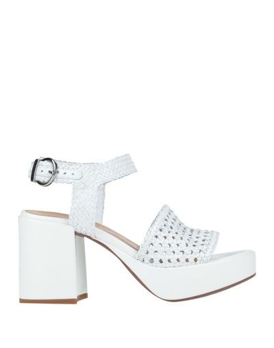 Lorenzo Mari Sandals In White