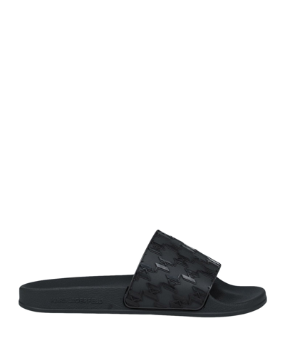 Karl Lagerfeld Sandals In Black