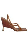 Gia Rhw Sandals In Brown