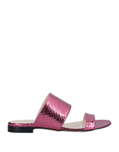 Anna F. Sandals In Pink