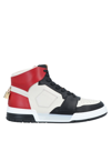 Buscemi High-top Colour-block Sneakers In Ivory