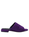 La Corte Della Pelle By Franco Ballin Sandals In Purple