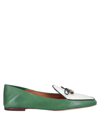 Tory Burch Loafers In Green