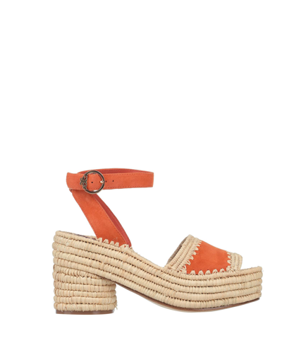 Tory Burch Espadrilles In Orange