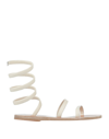 Ancient Greek Sandals Sandals In White