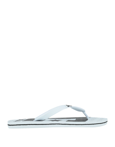 Dc Shoes Toe Strap Sandals In White