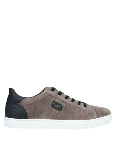 Dolce & Gabbana Sneakers In Khaki